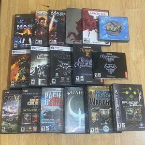 Lot of 17--VINTAGE PC Games